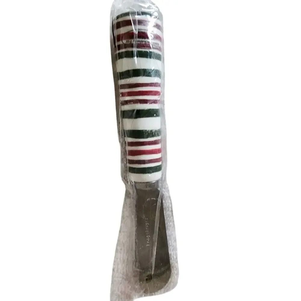 Vintage Longaberger Holiday  Ceramic Jam Bowl with Spreader - Picture 7 of 7